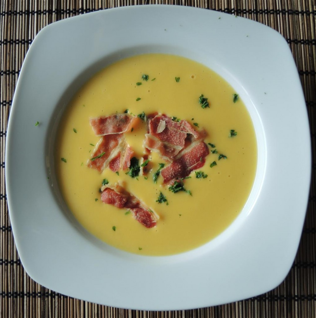 Kartoffelcremesuppe aus der Sansibar - Chilirosen