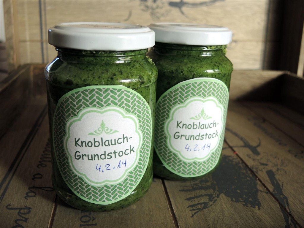 Knoblauch-Grundstock