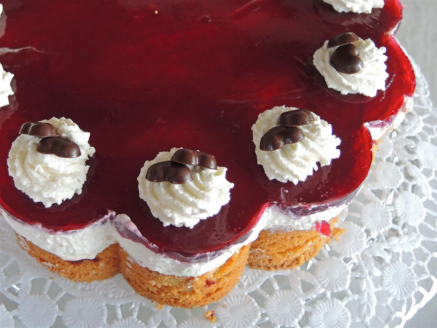Rotkäppchen-Torte - Chilirosen