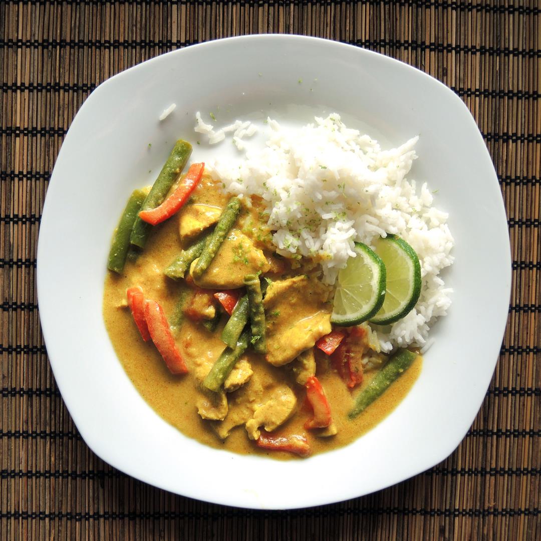 Indisches Korma Hähnchen-Curry - Chilirosen