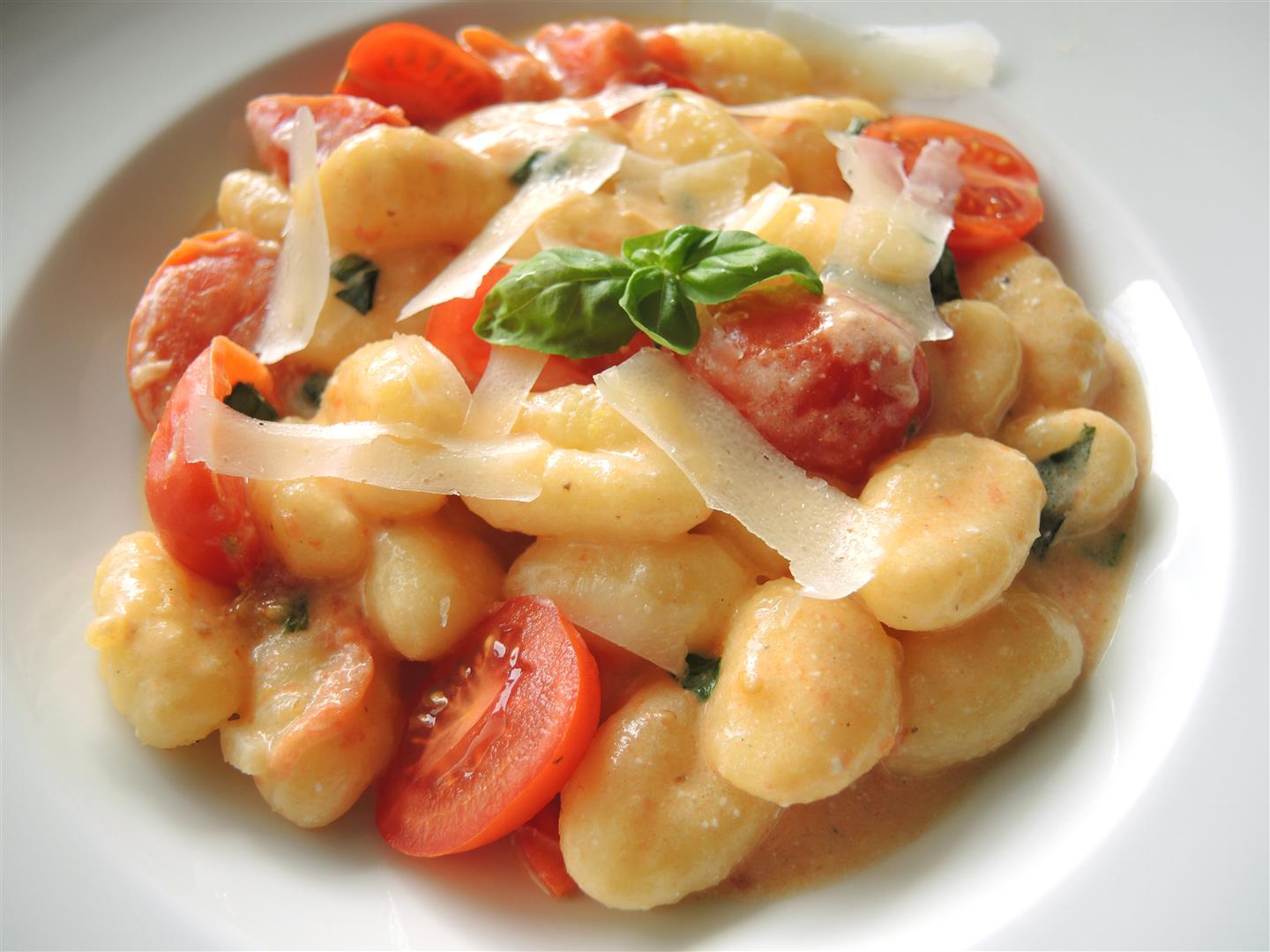 Gnocchi in Zitronen-Mascarpone-Soße - Chilirosen