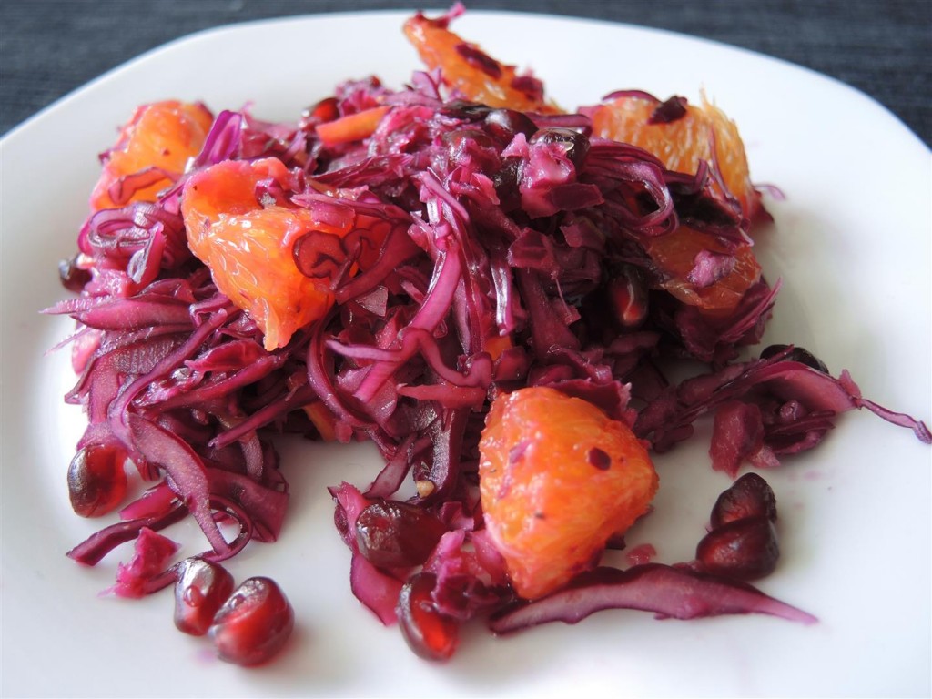 Rotkohl-Granatapfel-Salat (1)