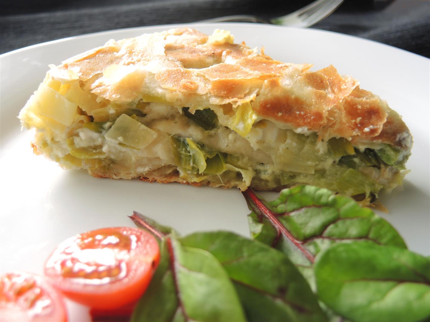 Lauch-Börek aus der Pfanne - Chilirosen