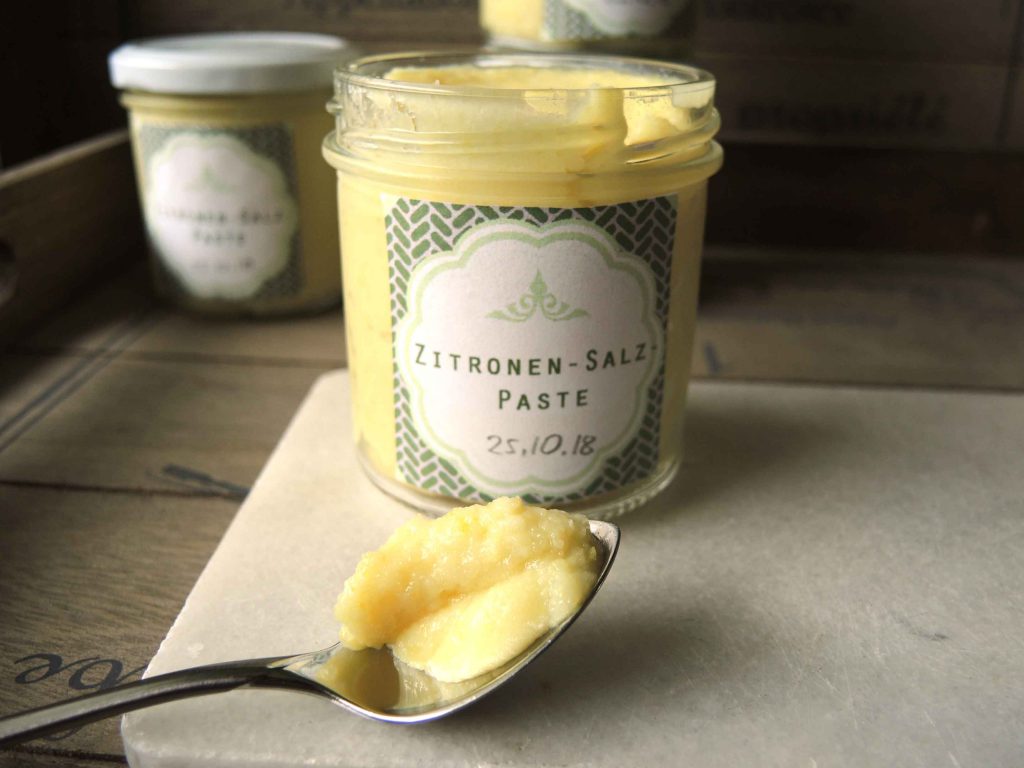 Zitronen-Salz-Paste geniales Grundrezept